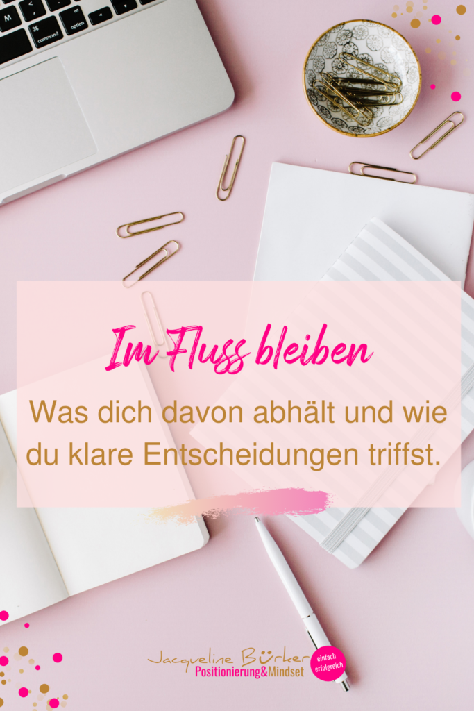 Jacqueline Bürker Blog Im Fluss bleiben
