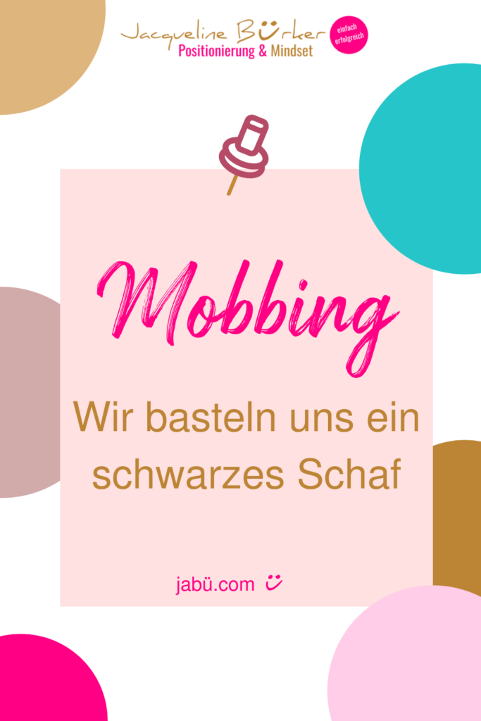 Jacqueline Bürker Blog Mobbing wir basteln uns ein schwarzes Schaf