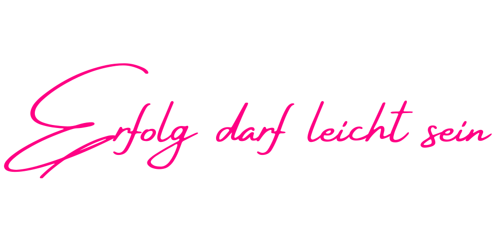Jacqueline Bürker Erfolg darf leicht sein