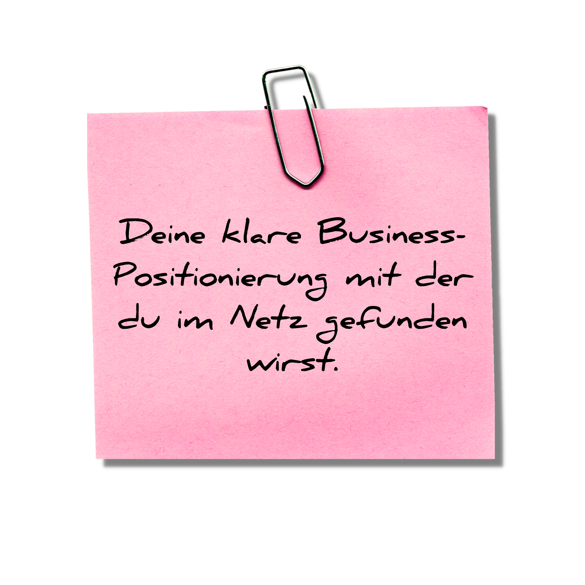 Passende Business-Positionierung Jacqueline Bürker