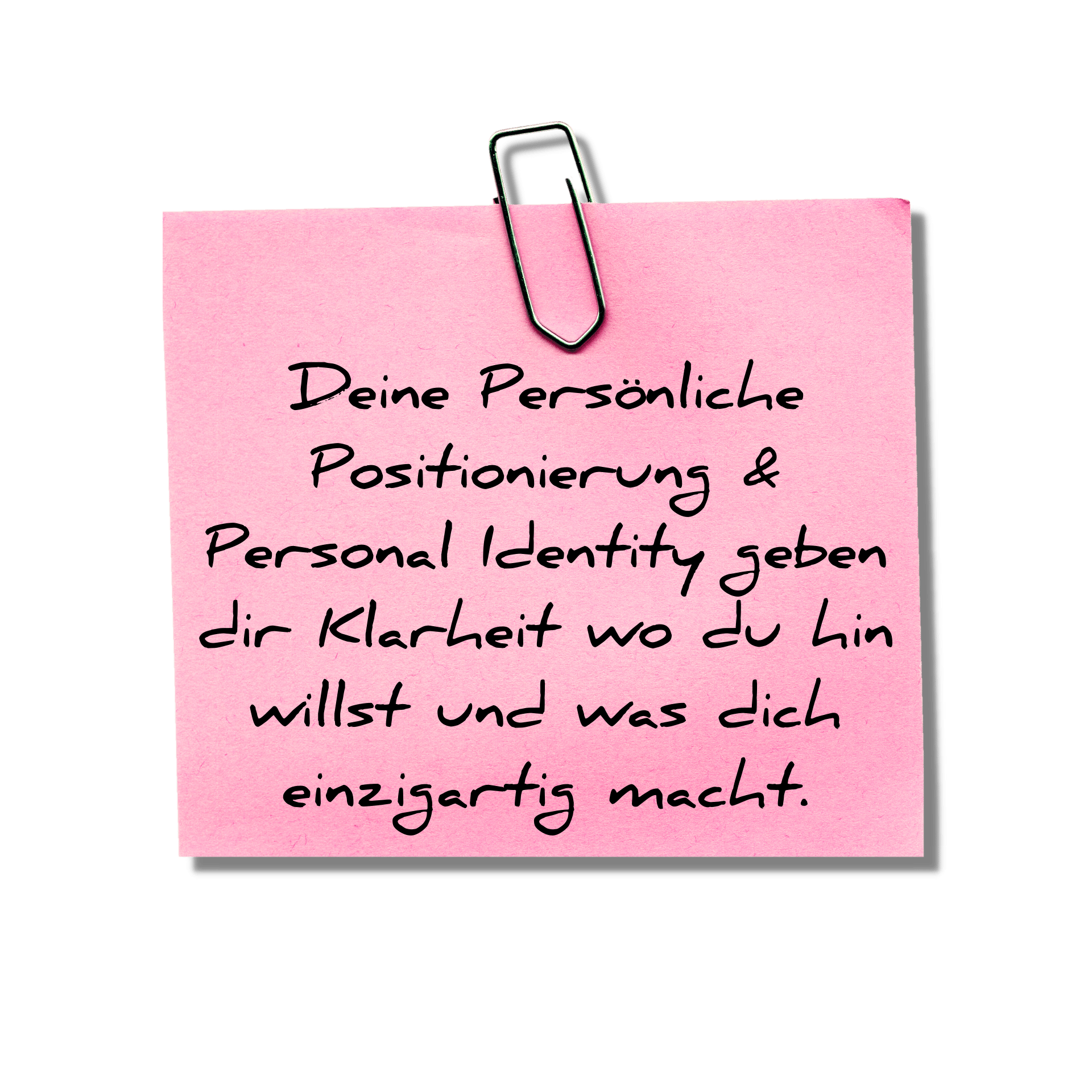 Persönliche Positionierung Jacqueline Bürker Persönliche Positionierung Jacqueline Bürker
